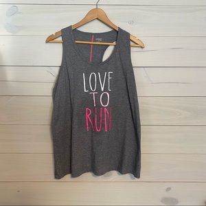 Danskin racerback plus size tank top